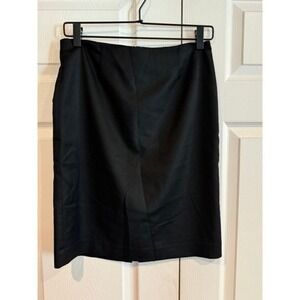 Trina Turk Black Pencil Skirt Glam Career Office Wear Versatile Minimalist
